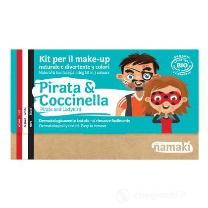 Kit Trucchi Biologici 3 colori Pirata e Coccinella