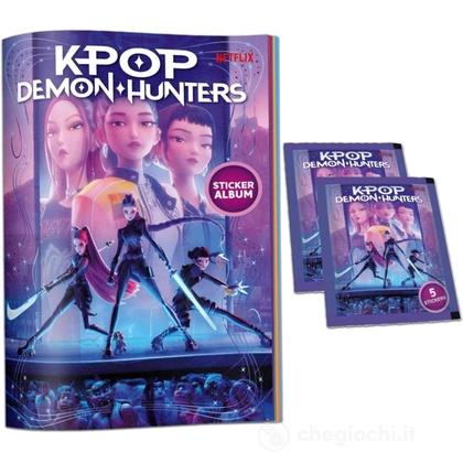 Album KPop Demon Hunters + 2 bustine Stickers
