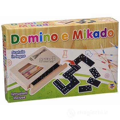 Domino e Mikado 41 Pezzi in legno