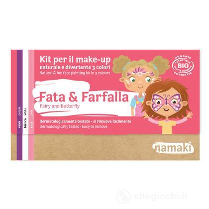 Kit Trucchi Biologici 3 colori Fata e Farfalla