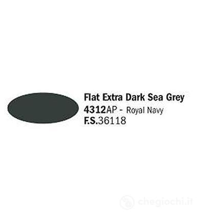 Boccetta colore 20 ml Flat Extra Dark Sea Grey