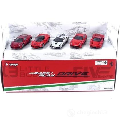 1/64 Ferrari Drive gift pack 5 pezzi