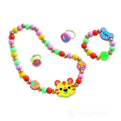 4 Gioielli In Legno Secret Jungle - da 4 a 8 anni (J09131)