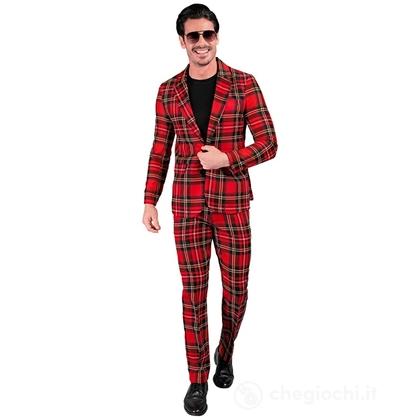 Completo Tartan Party Fashion (giacca, pantaloni) M - Costume Adulto Uomo - Showtime,  Showgirls e Showmen, Anni '80, Party Fashion, Anni '90