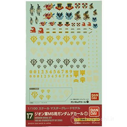 Gundam Decal 17 Mg Multi Zeon