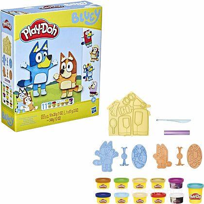 Playdoh Playset Bluey Bandit & Chilli (F4374)