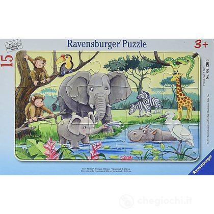 Puzzle 15 animali africa (061365)