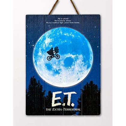 E.T. Wooden Poster