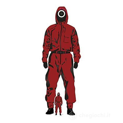 Squid Game Inspired Red Jumpsuit Cutout