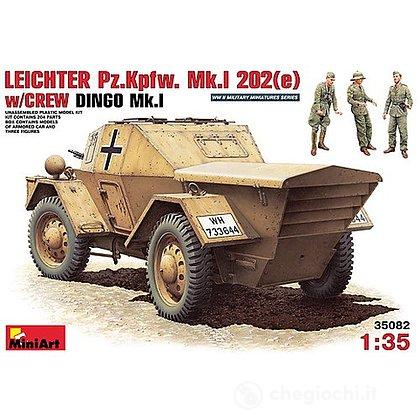 Carro armato Leichter Pz. Kpfw Mk1 202 con equipaggio 1/35 (35082)