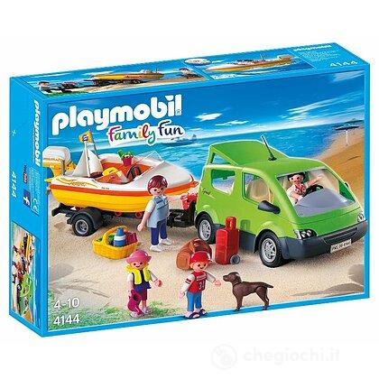 Family Van Con Barca e Rimorchio (4144)