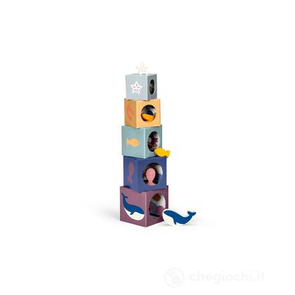 Cubi impilabili Sea Dephts (10 pz)  (83148)