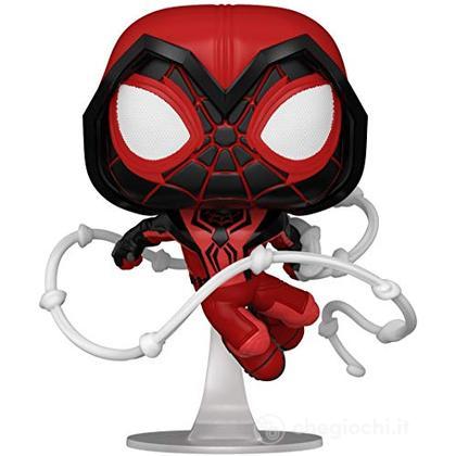 Miles Morales Crimson Cowl Suit