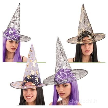 Cappello Strega C/Decorazioni Lurex H. Cm. 35Modelli Assortiti