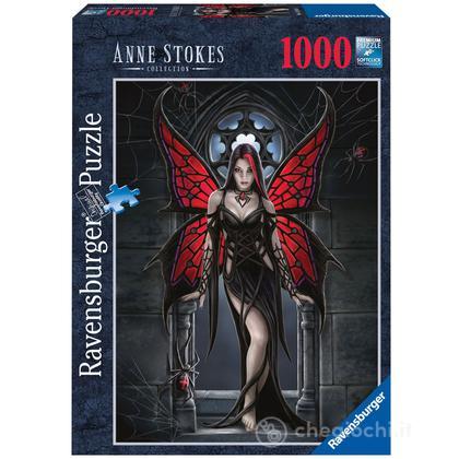 Biglietto Di Auguri Anne Stokes 'Soul Mates' Con Angelo Gotico E Drago. Interno Bianco Per Messaggio Personale, Dimensioni 170x125 Mm. Viene Fornito Con Busta Colorata. - 2