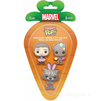 Funko Pop - Marvel - Carrot pocket pop Star-Lord Groot Rocket