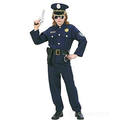Poliziotto (Casacca, Pantaloni, Cintura Con Fondina, Cappello) (140 Cm / 8-10 Years)