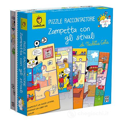 Zampetta con gli stivali. Puzzle racconta storie (81684)
