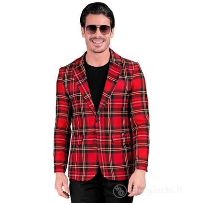 Giacca Tartan Party Fashion (giacca) S -  Adulto Uomo - Showtime,  Showgirls e Showmen, Anni '80, Party Fashion, Anni '90