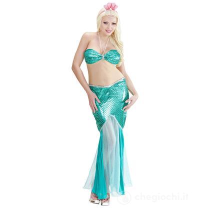 Sirena (Vestito Con Collana Di Perle, Cerchietto Con Perle) M