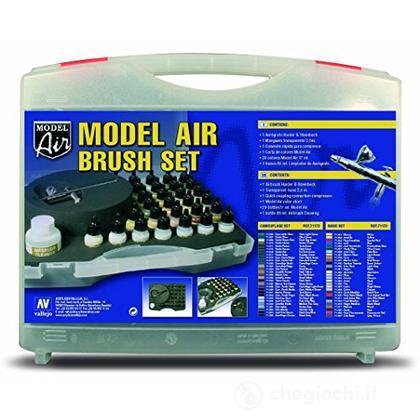 Model Air 71172 Color Set And Airbrush