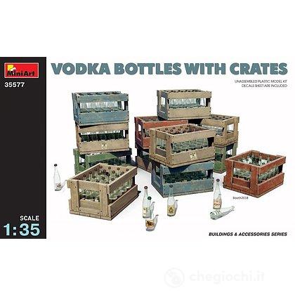 Bottiglie di vodka con casse. Scala 1/35 (MA35577)