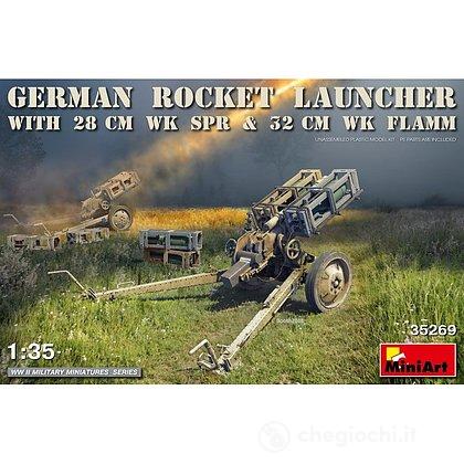 Lancia razzi tedesco 28 mm Wk Spr & 32Cm Wk Flamm 1/35 (MA35269)