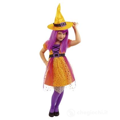 Costume strega superstar arancione taglia 3-4 anni (S8518-S)