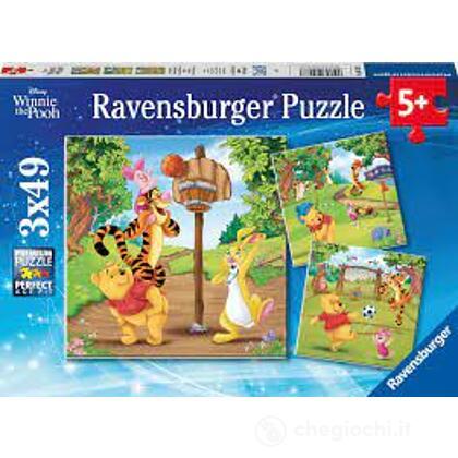 Winnie the Pooh - Puzzle 3 x 49 pezzi (05187)