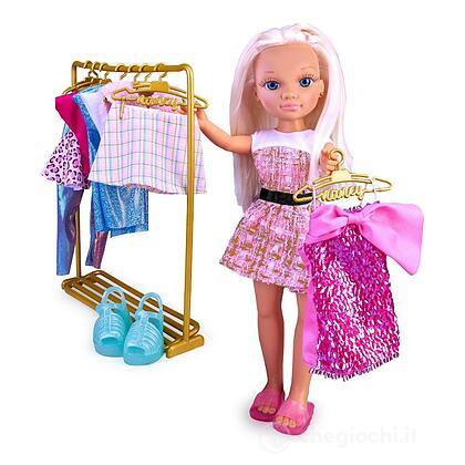 Bambola Nancy e Il Suo Armadio (Nac48000) - Playset e bambole in miniatura  - Famosa - Giocattoli