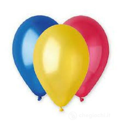 16 Palloncini Medium Metal 10 (cm 26) Assortiti