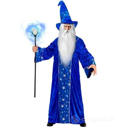 Mago Fantasy (tunica, cappello) XL -  Costume Adulto Uomo