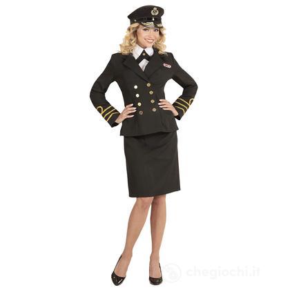 Ufficiale Di Marina (Giacca, Camicia Finta Con Cravatta, Gonna, Cappello) XL