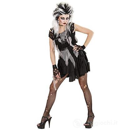 Punk Zombie (Vestito Con Garza, Maglietta A Rete E Guanti A Rete Sbrindellati) XL