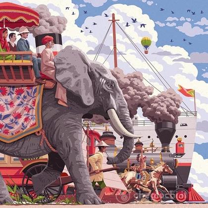 Around the world in 80 days - Puzzle 750 pezzi (12001201)