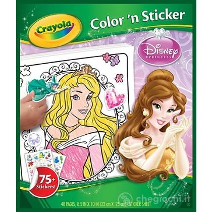 Album Color'n Sticker Disney Principesse (04-0202)