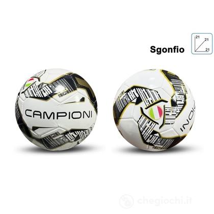 Pallone Cuoio Calcio Bianconero (sgonfio)