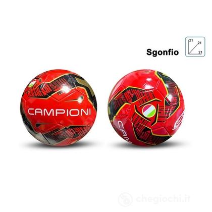 Pallone Cuoio Calcio Rossonero (sgonfio)