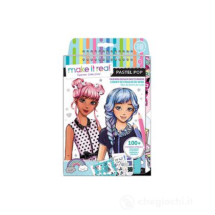 Blocco Da Disegno Stilista: Fashion Design Pop Colori Pastello (3205)