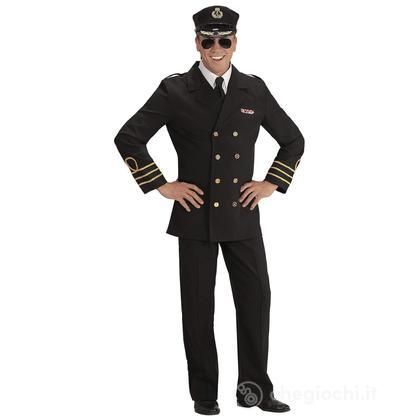 Ufficiale Di Marina (Giacca, Camicia Finta Con Cravatta, Pantaloni, Cappello) M