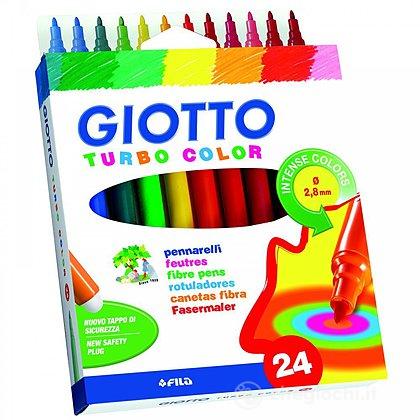 24 pennarelli Giotto turbo color punta 2,8mm