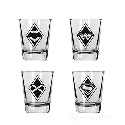 Batman Vs Superman Mini Glasses Set (4)