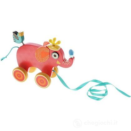 Indy elefante - Primi anni Pull along toys (DJ06231)