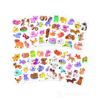 100 Adesivi - Animali Da Compagnia (J09234)