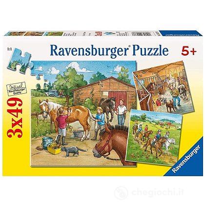 Puzzle 3x49 cavalli (092376)
