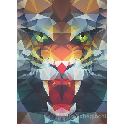 Ruggito del leone in poligoni - Puzzle 500 pezzi (12000239)