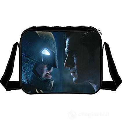 DC Comics: Batman V Superman - Face To Face Messenger Bag Black Borsa A Tracolla