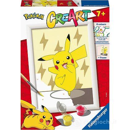 CreArt Serie E licensed - Pokemon: Pikachu (20241) - Disegno e colori -  Ravensburger - Giocattoli