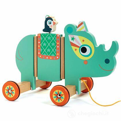 Vilma rinoceronte - Primi anni Pull along toys (DJ06246)