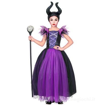 Malefica - Strega (Vestito, Copricapo) (140 Cm / 8-10 Years)